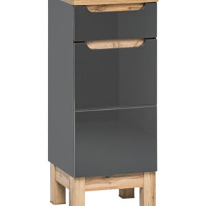 Comad Bali Grey 810 FSC kolomkast 86x35cm eiken/antraciet
