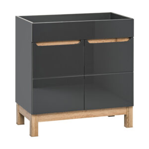 Comad Bali Grey 820 FSC onderkast 60cm eiken/antraciet
