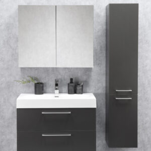 Differnz Somero badmeubelset 80cm antraciet