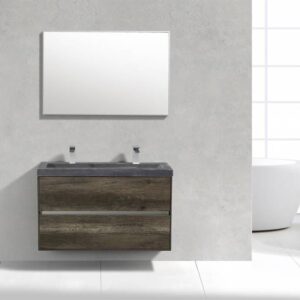 Lambini Designs Trend Stone Compact badmeubel greeploos 100cm Century Oak