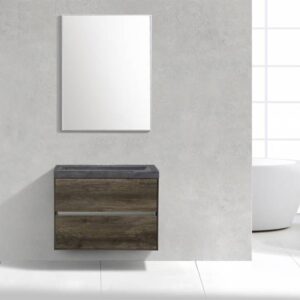 Lambini Designs Trend Stone Compact badmeubel greeploos 80cm Century Oak