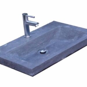 Lambini Designs Novara wastafel natuursteen 60cm met kraangat