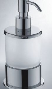 Mueller Round vrijstaande zeepdispenser chroom