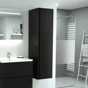 SaniGoods Sally badkamerkast 135cm mat zwart